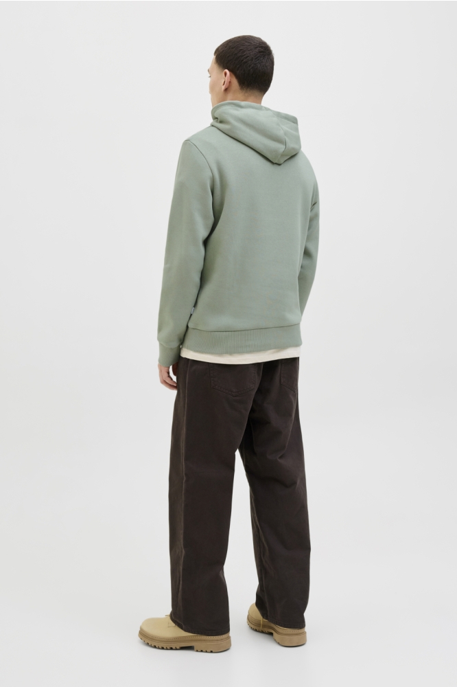 JJELOGO SWEAT HOOD 2 COL 25/26 NOOS 12279649 Iceberg Green